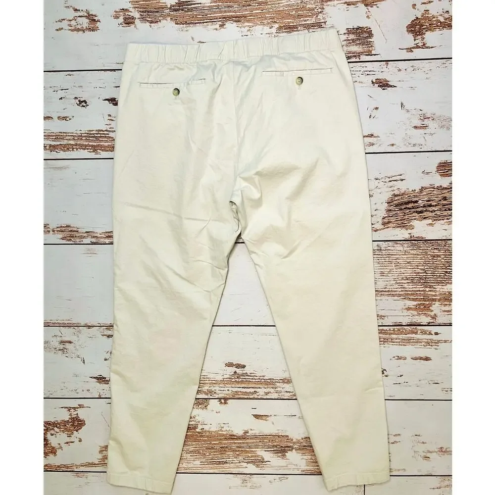 Denim & Flower Ricky Singh Slim Fit Chino Pants Khaki Men's XL Stretch
